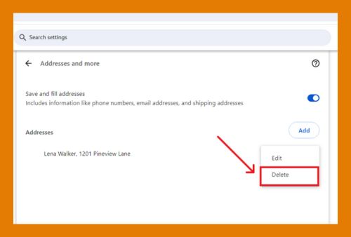Remove a Saved Address From Chrome (Easiest Way in 2025)
