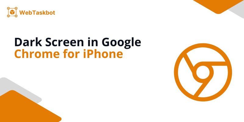 iphone dark google chrome screen