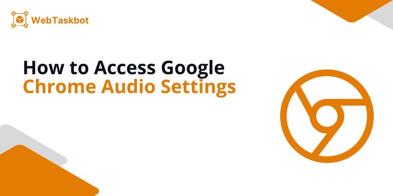 chrome audio settings