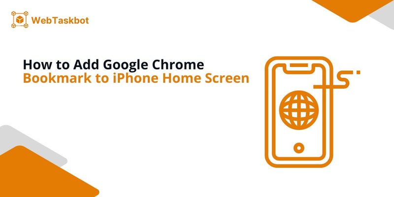 add chrome bookmark iphone home screen