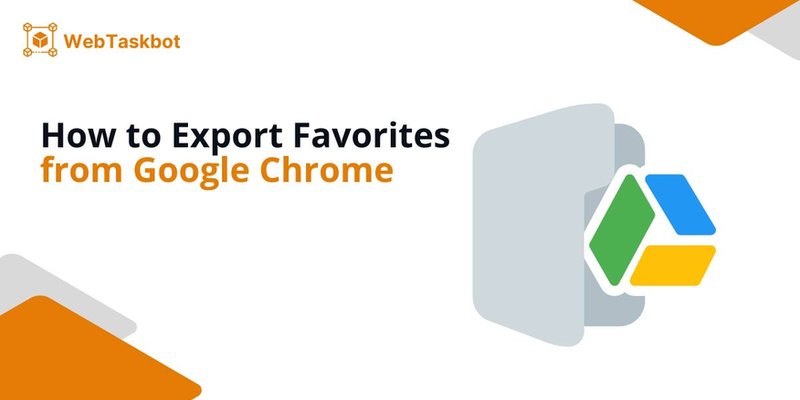 export favorites chrome