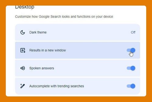 Open Google Chrome Search Results in New Tab (2025 Update)