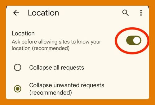 Google Chrome Location Settings in Android (2025 Guide)