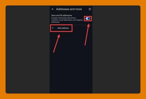 Google Chrome Autofill Settings in Android (2025 Update)