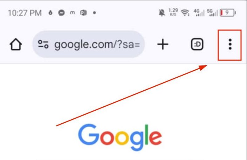 to home screen add chrome link