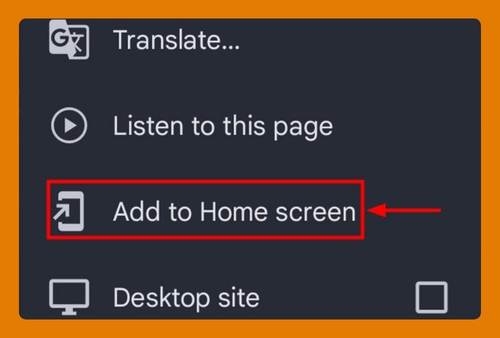 Create a Website Shortcut on Android Google Chrome (2025)