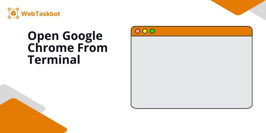 google chrome open in terminal