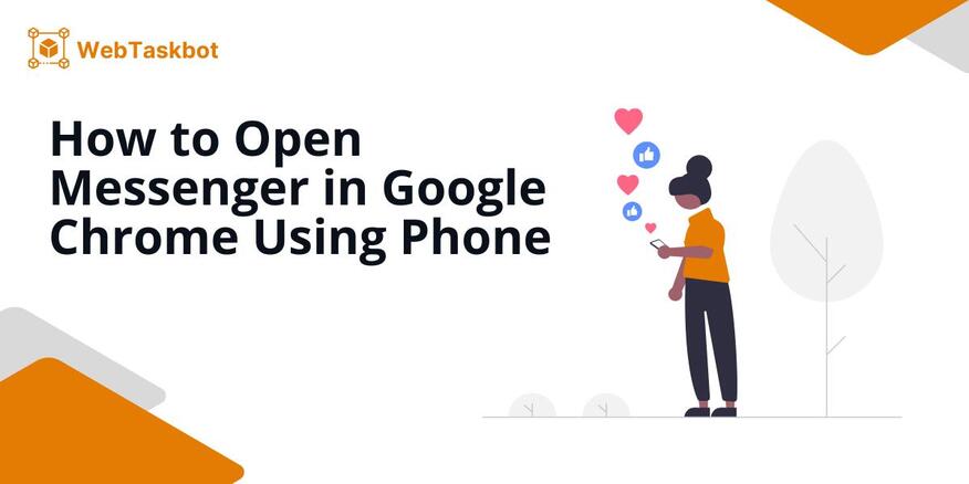 open messenger in chrome using phone