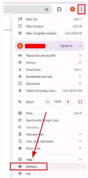 block location google chrome