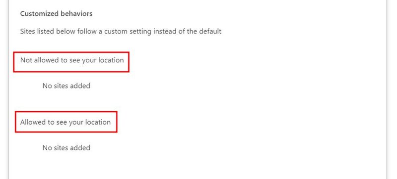 how to turn on location google chrome