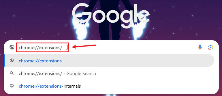 delete the mcafee secure search from chrome